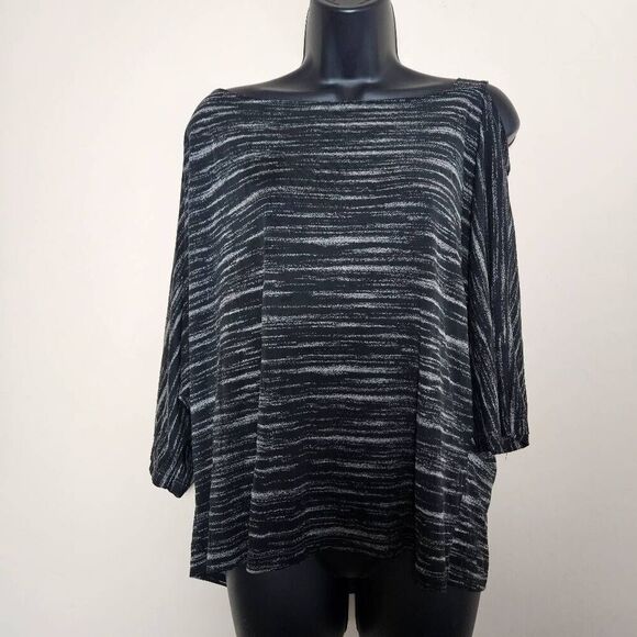 Sunday in Brooklyn Cold Shoulder Blouse - Picture 1 of 6